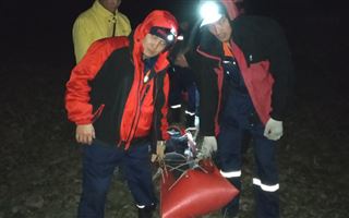 Спасатели эвакуировали с горной вершины туриста в Алматы