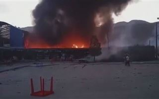 В Боливии произошел мощный взрыв на складе горючего