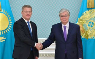 Президент Казахстана принял главу Республики Башкортостан Радия Хабирова