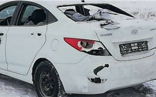 Обстрелянный автомобиль чиновников из Петропавловска нашли на трассе в СКО