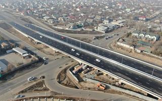 Движение по мосту на улице Ашимова открыли в Алматы