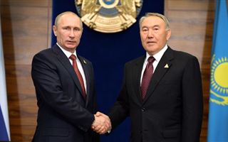 Началась встреча Нурсултана Назарбаева и Владимира Путина
