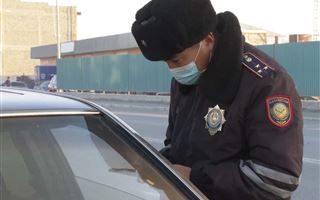 В Туркестанской области полицейские выявили более 2 тысяч нарушений ПДД