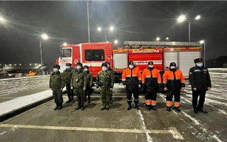 Сколько выездов было у алматинских пожарных в новогоднюю ночь