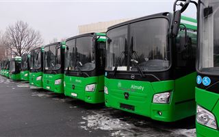 Общественный транспорт Алматы полностью восстановил свою работу
