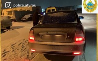 Любителей дрифта оштрафовала атырауская полиция