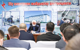 Аким Жамбылской области Бердибек Сапарбаев заслушал отчеты акимов сельских округов