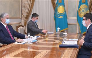 Глава государства принял председателя правления АО «Самрук-Казына» Алмасадама Саткалиева
