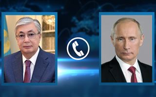 Ситуацию вокруг Украины обсудил Касым-Жомарт Токаев с президентом России