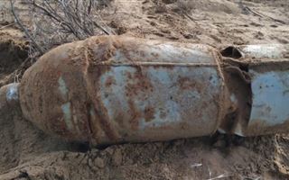 В Жамбылской области нашли еще одну авиационную бомбу