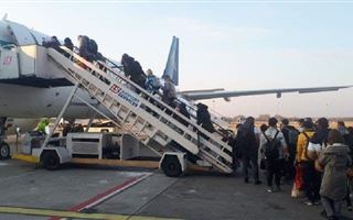 Четвертый борт вылетел за гражданами РК, эвакуированными из Украины