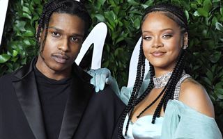 Беременная Рианна и A$AP Rocky впервые появились на публике после ареста рэпера