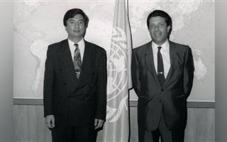 30 лет назад Казахстан вступил в ЮНЕСКО. Акорда опубликовала архивное фото Токаева 