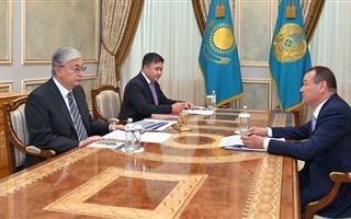 Президент принял министра индустрии и инфраструктурного развития Каирбека Ускенбаева