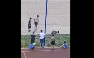 "Применил удушающий приём" - видео жестокой драки двух детей шокировало казахстанцев