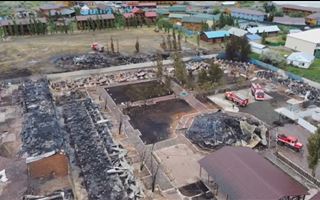 В МЧС назвали причины пожара на Алаколе