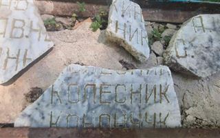 В Жетысуской области изуродовали памятник героям ВОВ