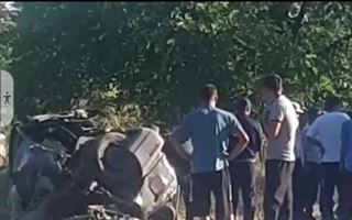 Появились подробности жуткого ДТП в Алматинской области: погибли двое малышей 
