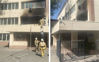 В Алматы в нескольких районах произошли пожары