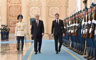 В "Акорде" торжественно встретили президента Туркменистана