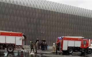 Пожар в районе EXPO произошел в Астане 