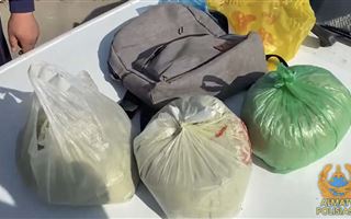 В Алматы на экопосту у мужчины изъяли крупную партию наркотиков