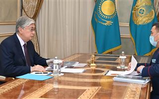 Президент встретился с министром внутренних дел Маратом Ахметжановым