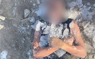 Тело мужчины обнаружили полицейские в замёрзшем канале в Кызылорде
