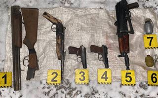 Очередной схрон с оружием нашли в Алматинской области