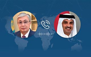 Глава государства провел телефонный разговор с Эмиром Катара 
