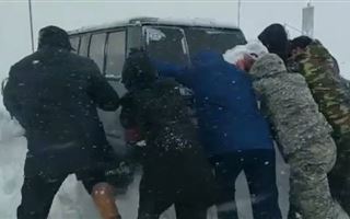 В Туркестанской области полицейские обратились к водителям