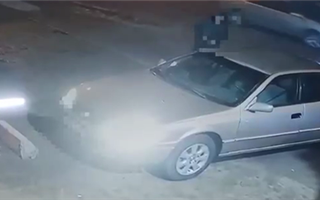 Угон автомобиля попал на камеры в Кызылорде