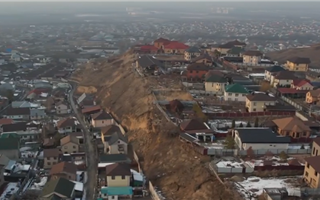 В Алматинской области сошел оползень