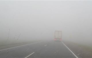 Трасса Астана-Караганда закрыта из-за густого тумана