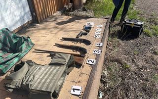 В Жамбылской области нашли схрон с оружием