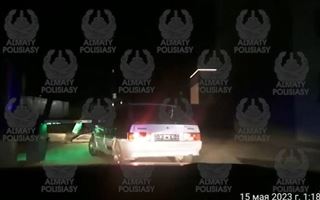Алматинская полиция устроила погоню за пьяным водителем