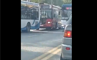 Два автобуса столкнулись в Усть-Каменогорске