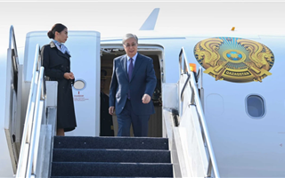 Президент Казахстана прибыл в Северо-Казахстанскую область