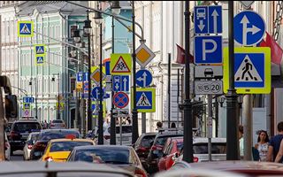В Казахстане появится новый дорожный знак для водителей самокатов