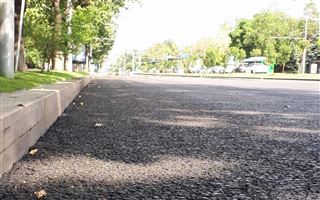 При ремонте дорог в Алматы стали использоваться передовые материалы