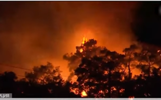 В турецкой Анталье лесные пожары приблизились к курортным зонам