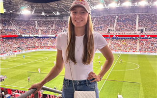 Елена Рыбакина вживую увидела первый гол, который Месси забил в американской лиге, играя за "Интер Майами"