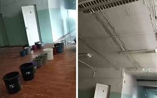  На протекающую крышу школы пожаловались родители в Петропавловске 