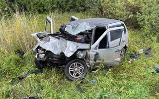 На трассе в Костанайской области в аварии погиб трехлетний ребенок