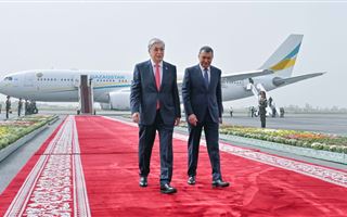 Касым-Жомарт Токаев прибыл с рабочим визитом в Таджикистан