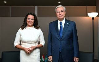 Касым-Жомарт Токаев провел переговоры с Президентом Венгрии Каталин Новак