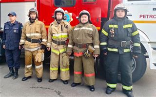 В Петропавловске при пожаре эвакуировали 12 человек 