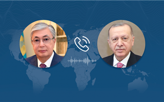 Состоялся телефонный разговор Касым-Жомарта Токаева с Президентом Турции 
