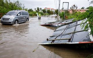 В Доминикане в результате мощных ливней произошло наводнение