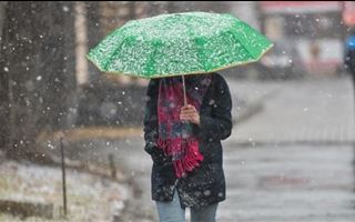 22 ноября в Казахстане местами ожидается дождь со снегом